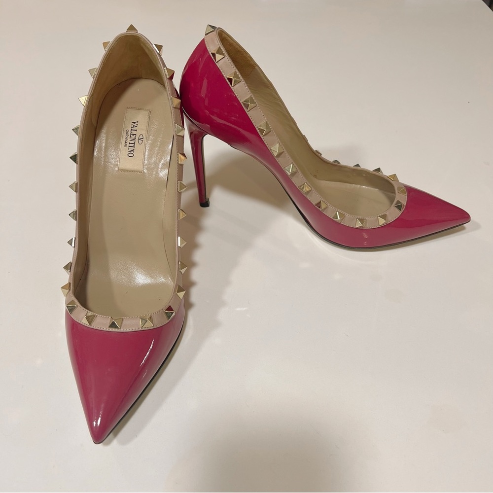 Valentino Rockstud Heels - VERY good condition, size 40.5